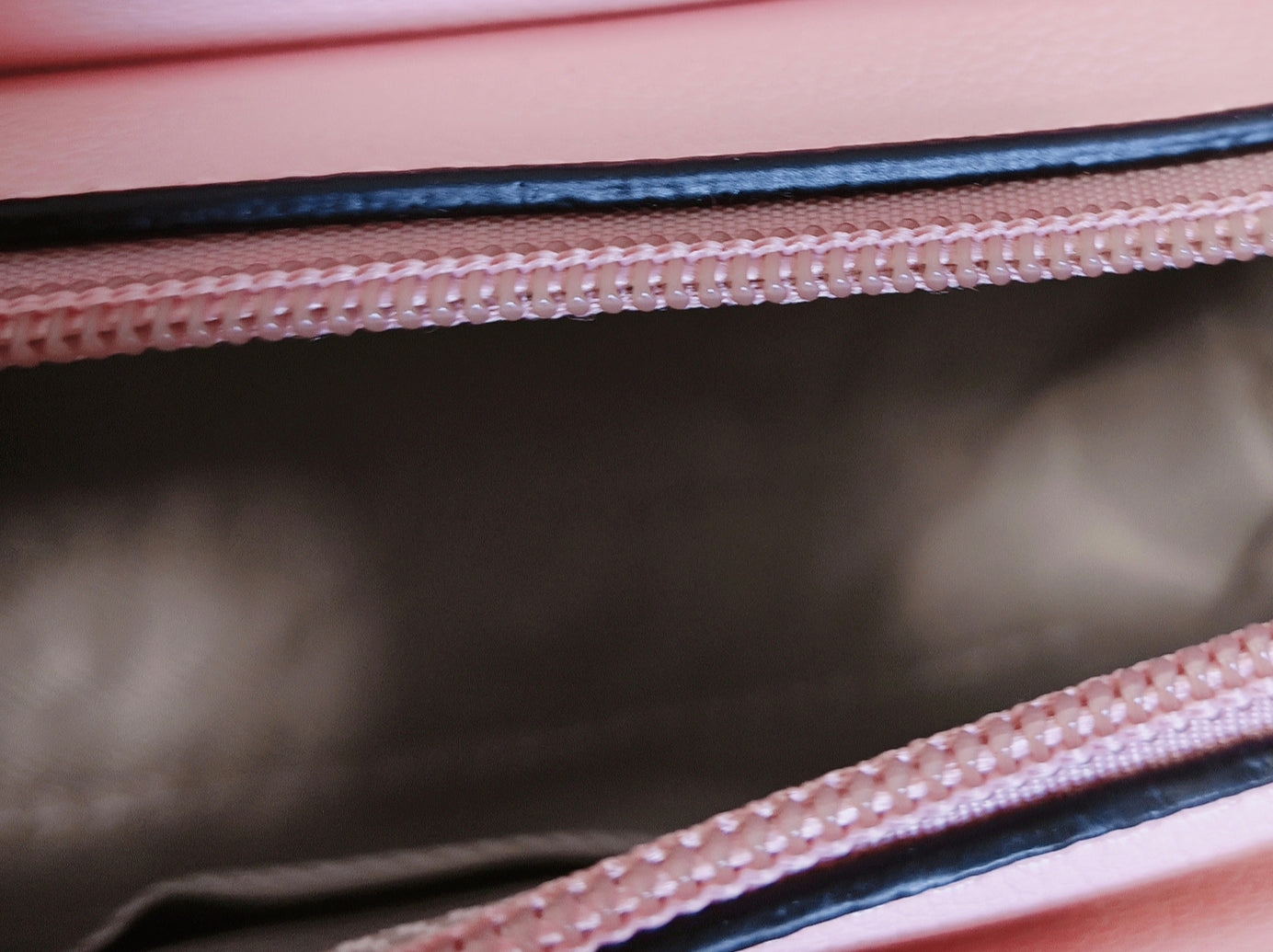 Light Pink & Tweed Handbag with Metal Buckle