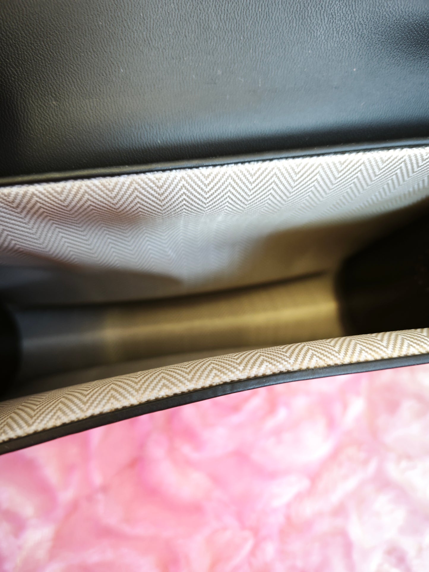 Light Brown Color-Block 2-Piece Handbag