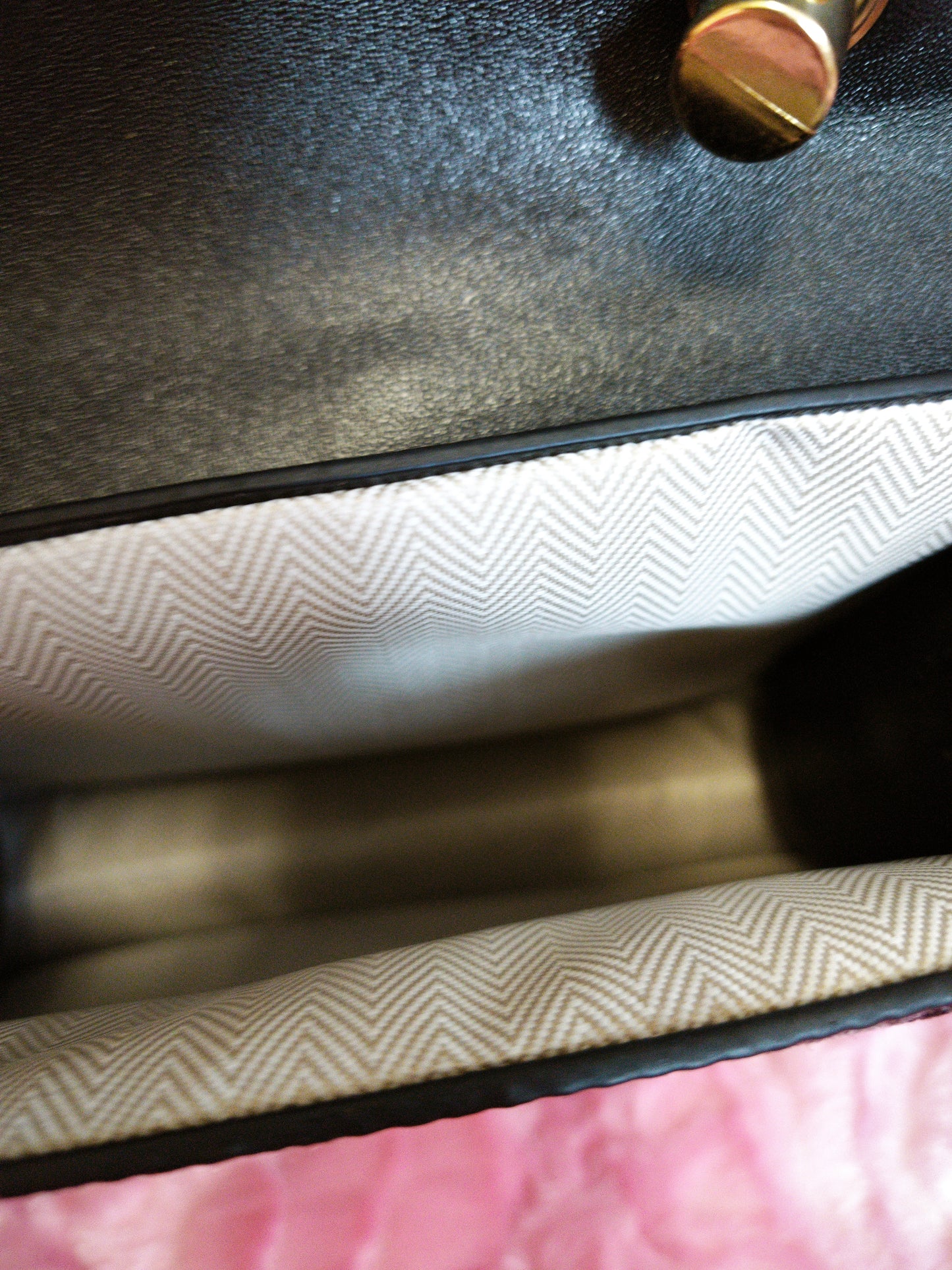 Black & White Stripe 2-Piece Handbag