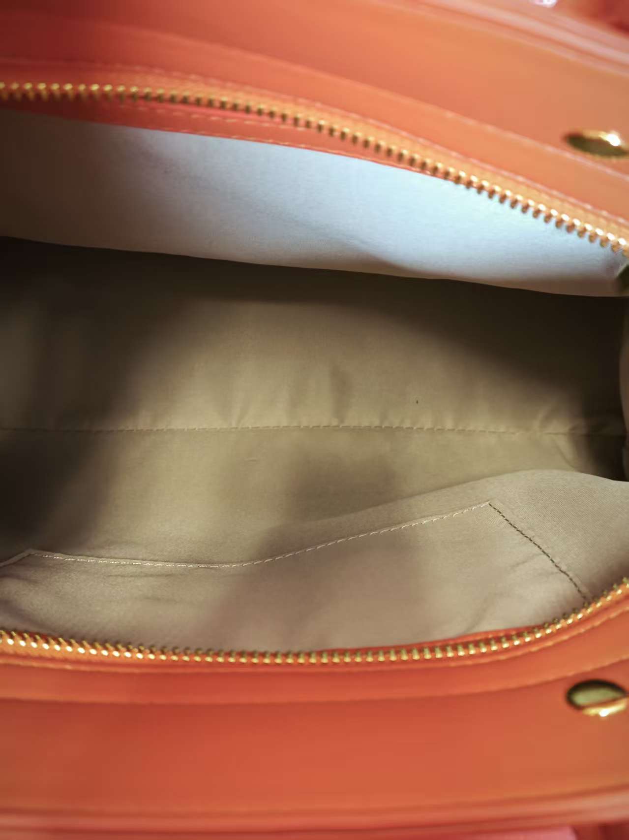 Orange-Red Minimalist Tote Bag