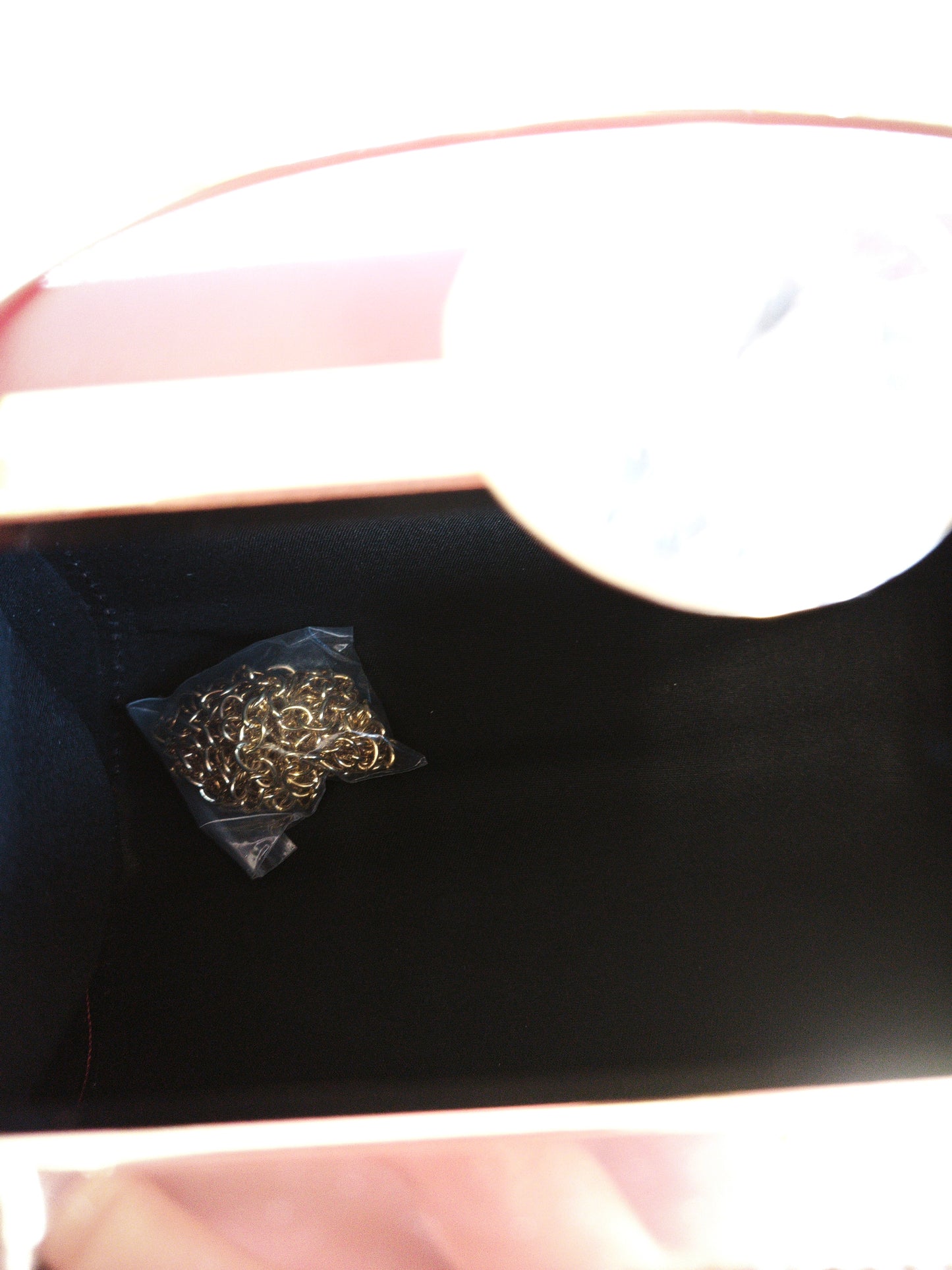 Red Pearl & Red Crystal Evening Handbag