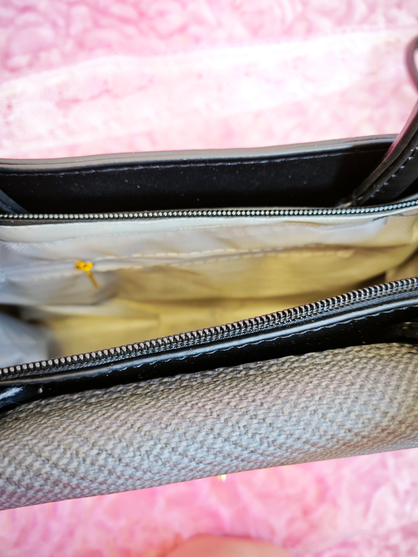 Charcoal & Black 2-Piece Handbag