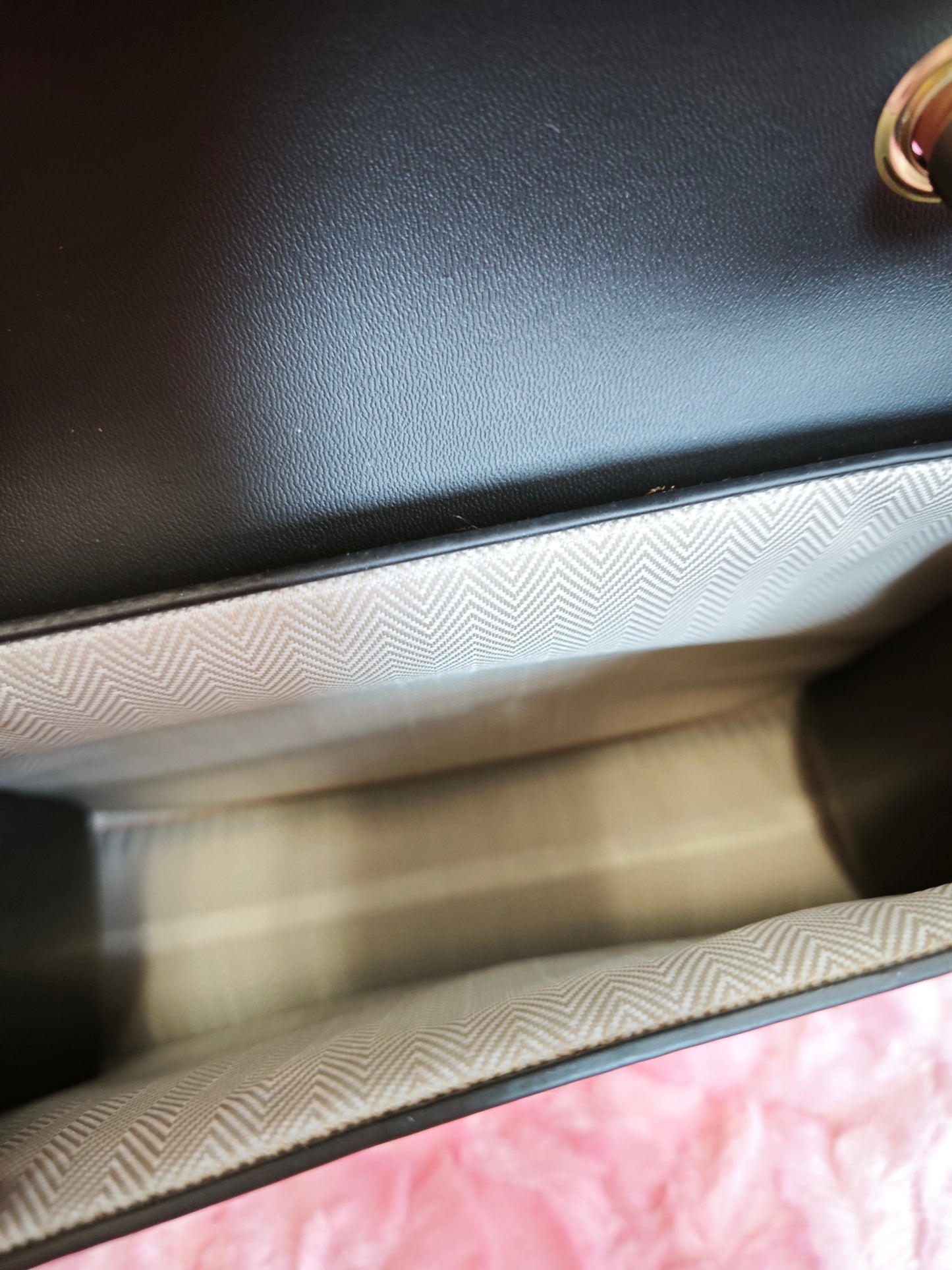 Tan Color-Block 2-Piece Handbag