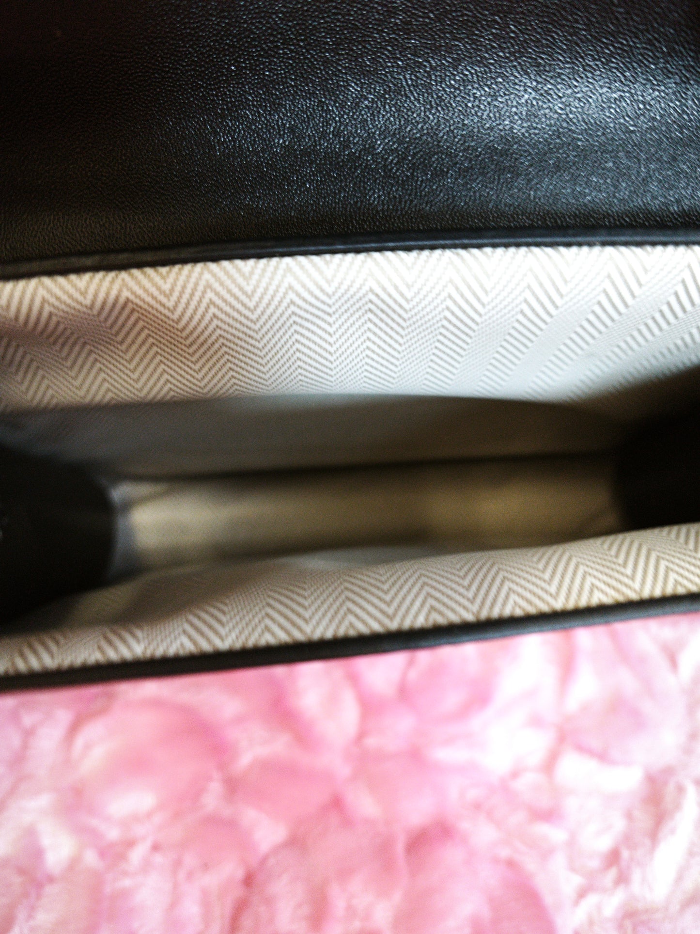 Dark Gray Quilted 3-Piece Handbag