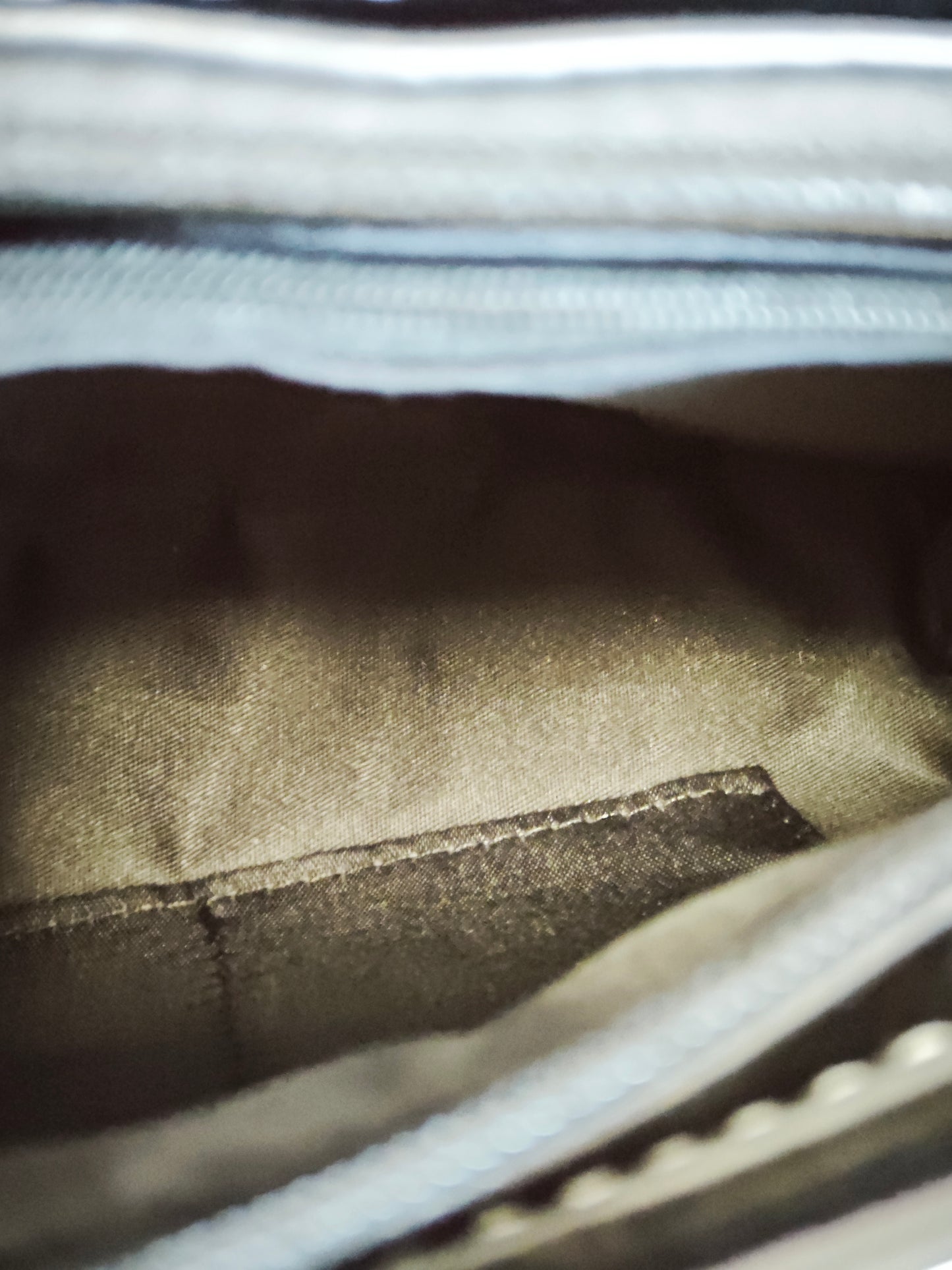 Black Patent Crocodile Handbag