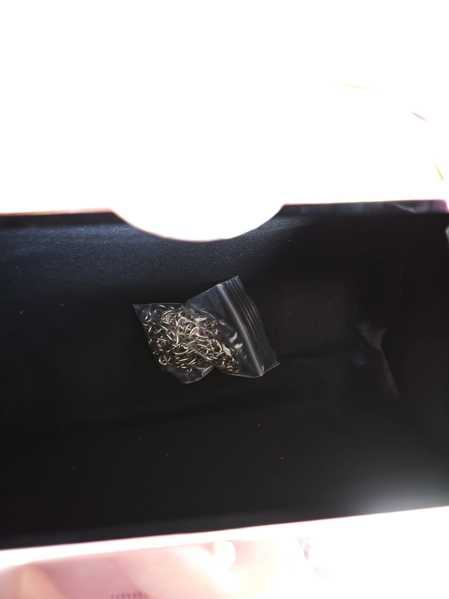 Pearl & Silver Crystal Evening Handbag