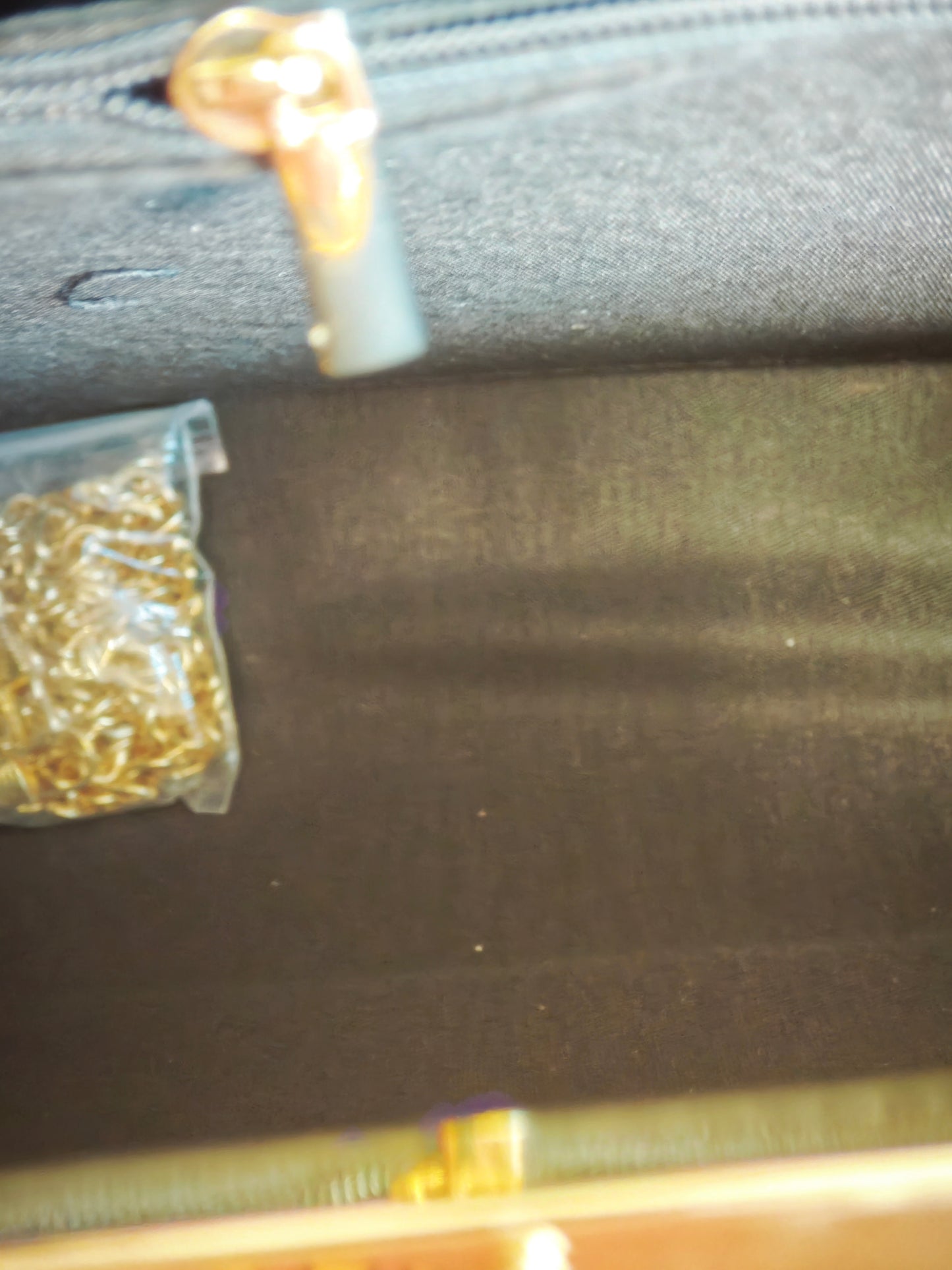 Gold Enamel & Yellow Crystal Floral Evening Handbag